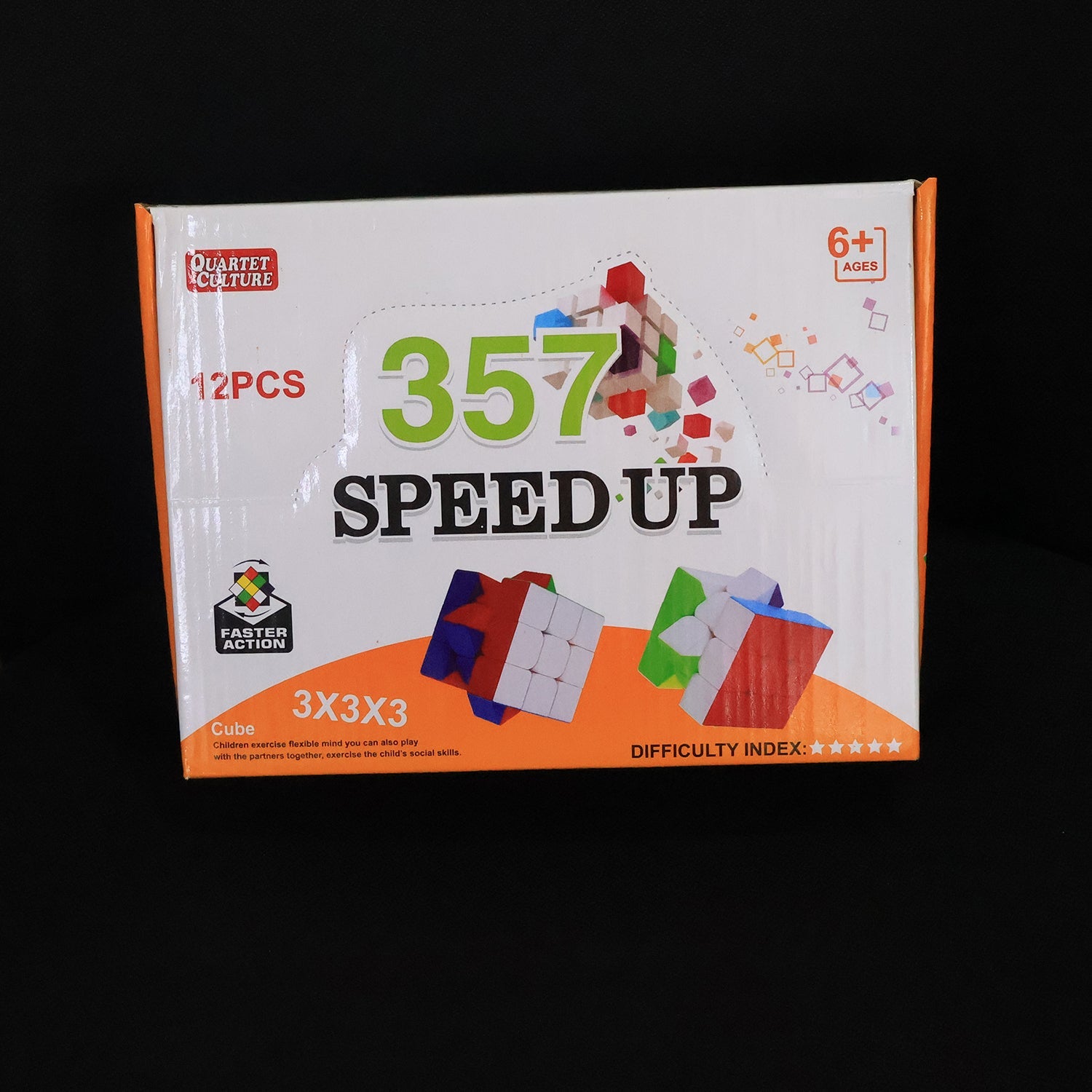 357 Speed Rubik’s Cubes 3x3x3x (Set of 12) 357 Speed Rubik’s Cubes 3x3x3x (Set of 12)